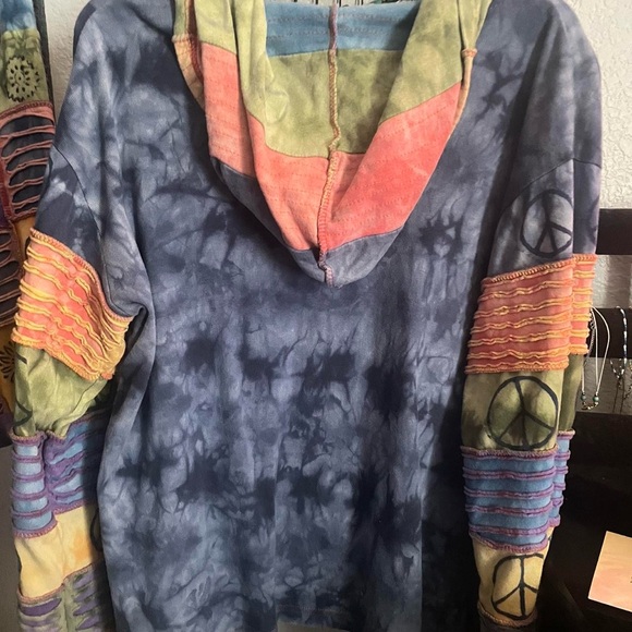Rising International Tie-Dye Patchwork Jacket - Picture 2 of 3